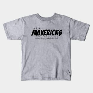 Mavericks Text Kids T-Shirt